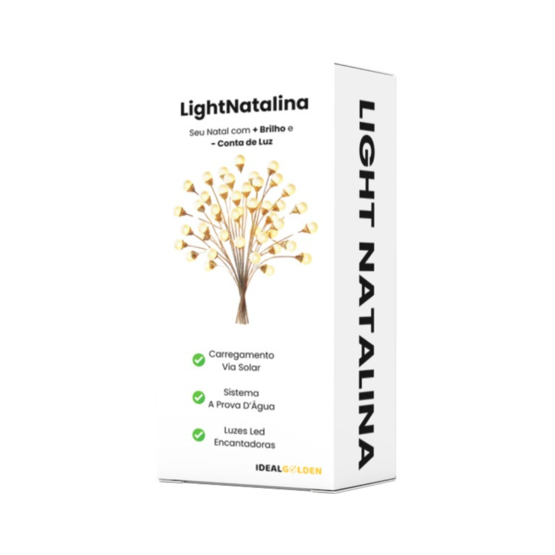 Luzinhas Solares LightNatalina 100% a Prova D'Água + Brinde Exclusivo