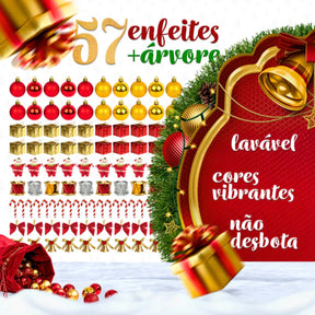 Arvore de Natal 2025 kit completo