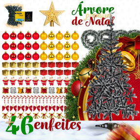 Arvore de Natal 2025 kit completo