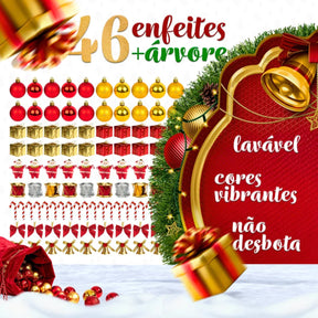 Arvore de Natal 2025 kit completo